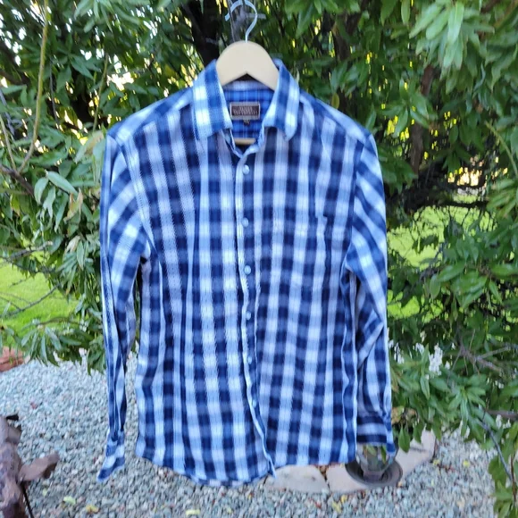james tattersall dress shirts JAMES Tattersall Check OoohCotton Twill Shirt BUGATCHI